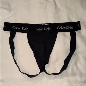 Calvin Klein Men's Black Jockstrap